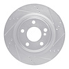 631-63163R Drilled/Slotted Brake Rotor [Silver], 2014-2019 Mercedes-Benz, Position: Rear Right