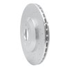 631-63166L Drilled/Slotted Brake Rotor [Silver], Fits Select Mercedes-Benz, Position: Rear Left - image 2