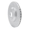 631-63166R Drilled/Slotted Brake Rotor [Silver], Fits Select Mercedes-Benz, Position: Rear Right - image 2