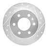 631-63174R Drilled/Slotted Brake Rotor [Silver], Fits Select Multiple Makes/Models, Position: Rear Right,Rr Right