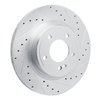 631-63177R Drilled/Slotted Brake Rotor [Silver], Fits Select Mercedes-Benz, Position: Rear Right - image 2
