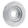 631-63177R Drilled/Slotted Brake Rotor [Silver], Fits Select Mercedes-Benz, Position: Rear Right - image 4