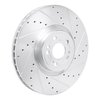 631-63180R Drilled/Slotted Brake Rotor [Silver], Fits Select Mercedes-Benz, Position: Front Right - image 2