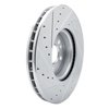 631-63181R Drilled/Slotted Brake Rotor [Silver], Fits Select Mercedes-Benz, Position: Front Right - image 4