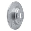 631-63182R Drilled/Slotted Brake Rotor [Silver], Fits Select Mercedes-Benz, Position: Rear Right - image 2