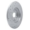 631-63182R Drilled/Slotted Brake Rotor [Silver], Fits Select Mercedes-Benz, Position: Rear Right - image 4