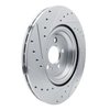 631-63183R Drilled/Slotted Brake Rotor [Silver], Fits Select Mercedes-Benz, Position: Rear Right - image 4