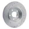 631-63184R Drilled/Slotted Brake Rotor [Silver], Fits Select Mercedes-Benz, Position: Rear Right - image 4