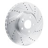 631-63185R Drilled/Slotted Brake Rotor [Silver], Fits Select Mercedes-Benz, Position: Front Right - image 2