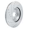 631-63192R Drilled/Slotted Brake Rotor [Silver], Fits Select Mercedes-Benz, Position: Front Right - image 4