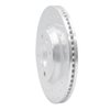 631-65005L Drilled/Slotted Brake Rotor [Silver], 1987-1993 GM, Position: Front Left - image 2