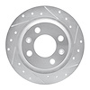 631-65006R Drilled/Slotted Brake Rotor [Silver], 1986-1998 GM, Position: Rear Right - image 1