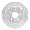 631-65012R Drilled/Slotted Brake Rotor [Silver], 1999-2010 GM, Position: Rear Right