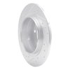631-65012R Drilled/Slotted Brake Rotor [Silver], 1999-2010 GM, Position: Rear Right - image 4