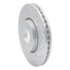 631-65016R Drilled/Slotted Brake Rotor [Silver], 2003-2011 GM, Position: Front Right - image 2