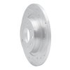 631-65017R Drilled/Slotted Brake Rotor [Silver], 2003-2011 GM, Position: Rear Right - image 2