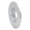 631-65017R Drilled/Slotted Brake Rotor [Silver], 2003-2011 GM, Position: Rear Right - image 4