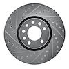 631-65019L Drilled/Slotted Brake Rotor [Silver], 2003-2011 GM, Position: Front Left - image 1