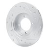 631-67002L Drilled/Slotted Brake Rotor [Silver], 1975-1982 Infiniti/Nissan, Position: Front Left - image 4