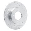 631-67002R Drilled/Slotted Brake Rotor [Silver], 1975-1982 Infiniti/Nissan, Position: Front Right - image 2