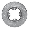 631-67005L Drilled/Slotted Brake Rotor [Silver], 1979-1983 Infiniti/Nissan, Position: Front Left - image 1