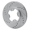 631-67005L Drilled/Slotted Brake Rotor [Silver], 1979-1983 Infiniti/Nissan, Position: Front Left - image 2