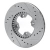 631-67005L Drilled/Slotted Brake Rotor [Silver], 1979-1983 Infiniti/Nissan, Position: Front Left - image 4