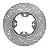 631-67005R Drilled/Slotted Brake Rotor [Silver], 1979-1983 Infiniti/Nissan, Position: Front Right - image 1