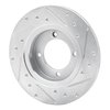 631-67006L Drilled/Slotted Brake Rotor [Silver], 1974-1975 Infiniti/Nissan, Position: Front Left - image 4