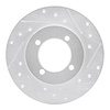 631-67006R Drilled/Slotted Brake Rotor [Silver], 1974-1975 Infiniti/Nissan, Position: Front Right - image 1