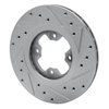 631-67008L Drilled/Slotted Brake Rotor [Silver], 1981-1988 Infiniti/Nissan, Position: Front Left - image 4