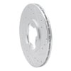 631-67008R Drilled/Slotted Brake Rotor [Silver], 1981-1988 Infiniti/Nissan, Position: Front Right - image 2