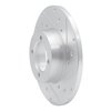 631-67011R Drilled/Slotted Brake Rotor [Silver], 1980-1983 Infiniti/Nissan, Position: Front Right - image 2