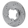 631-67014L Drilled/Slotted Brake Rotor [Silver], 1982-1986 Infiniti/Nissan, Position: Front Left - image 2