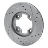 631-67014L Drilled/Slotted Brake Rotor [Silver], 1982-1986 Infiniti/Nissan, Position: Front Left - image 4