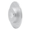 631-67015R Drilled/Slotted Brake Rotor [Silver], 1984-1985 Infiniti/Nissan, Position: Rear Right - image 2