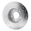 631-67018L Drilled/Slotted Brake Rotor [Silver], 1984-1988 Infiniti/Nissan, Position: Rear Left - image 4