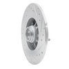 631-67019L Drilled/Slotted Brake Rotor [Silver], 1984-1987 Infiniti/Nissan, Position: Rear Left - image 4