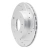 631-67022R Drilled/Slotted Brake Rotor [Silver], 1985-1989 Infiniti/Nissan, Position: Front Right - image 2
