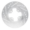 631-67023R Drilled/Slotted Brake Rotor [Silver], 1984-1985 Infiniti/Nissan, Position: Front Right - image 4