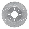 631-67024R Drilled/Slotted Brake Rotor [Silver], 1986-2017 Infiniti/Nissan, Position: Front Right - image 1