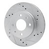 631-67024R Drilled/Slotted Brake Rotor [Silver], 1986-2017 Infiniti/Nissan, Position: Front Right - image 2