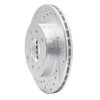 631-67027L Drilled/Slotted Brake Rotor [Silver], 1989-1996 Infiniti/Nissan, Position: Front Left - image 2