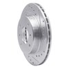631-67027R Drilled/Slotted Brake Rotor [Silver], 1989-1996 Infiniti/Nissan, Position: Front Right - image 2