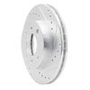 631-67028R Drilled/Slotted Brake Rotor [Silver], 1989-2013 Multiple Makes/Models, Position: Front Right - image 2