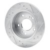 631-67031L Drilled/Slotted Brake Rotor [Silver], 1989-1993 Infiniti/Nissan, Position: Rear Left - image 4