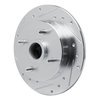 631-67032L Drilled/Slotted Brake Rotor [Silver], 1988-1988 Infiniti/Nissan, Position: Rear Left - image 2