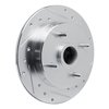 631-67032R Drilled/Slotted Brake Rotor [Silver], 1988-1988 Infiniti/Nissan, Position: Rear Right - image 2