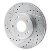 631-67035L Drilled/Slotted Brake Rotor [Silver], 1989-1996 Infiniti/Nissan, Position: Front Left - image 2