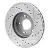 631-67035L Drilled/Slotted Brake Rotor [Silver], 1989-1996 Infiniti/Nissan, Position: Front Left - image 4
